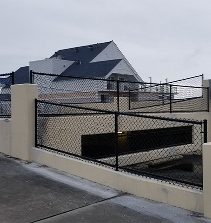 commercial fencing for parking garage