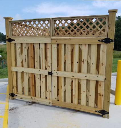 custom lattice for commercial property