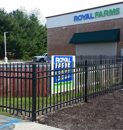 commercial fencing in Maryland